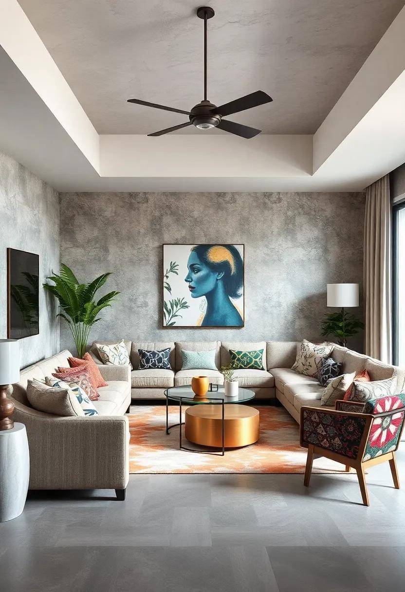 Mix ⁢and Match:​ Layer⁢ different fabric patterns to create a rich⁢ tapestry of⁣ textures in your living space