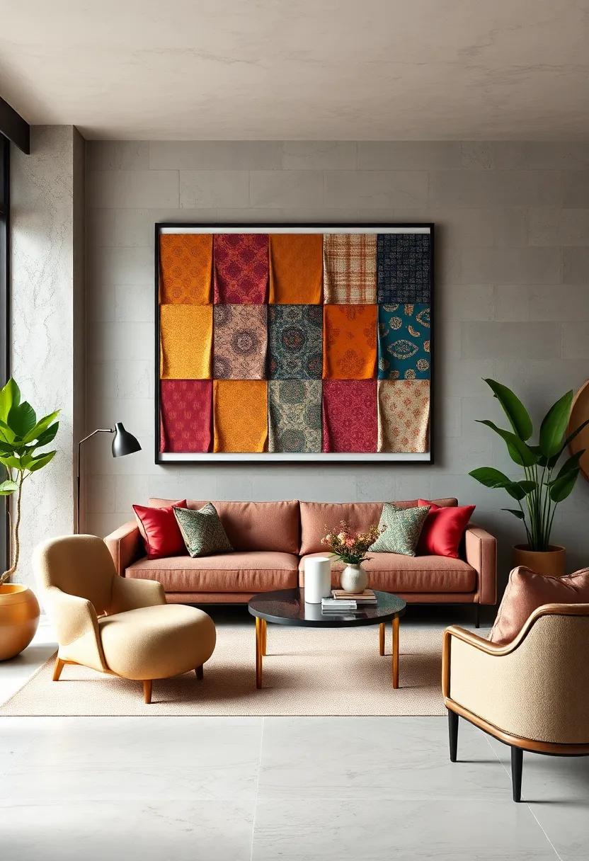 Fabric Wall Art:‍ Frame vibrant fabric swatches to create ‌stunning wall art that showcases your love for patterns