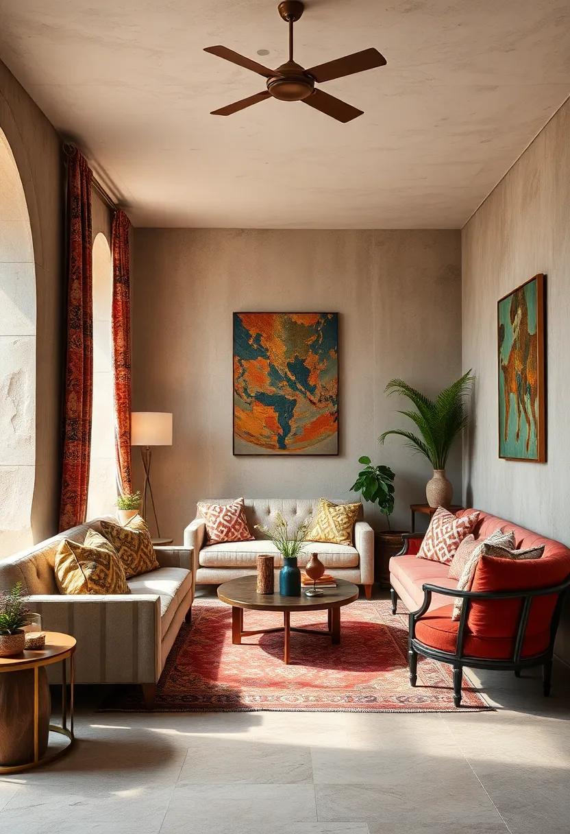 Mixing Cultures: ​Incorporate ⁤traditional fabrics from around the world to​ create a⁢ unique, ​multicultural⁣ decor theme
