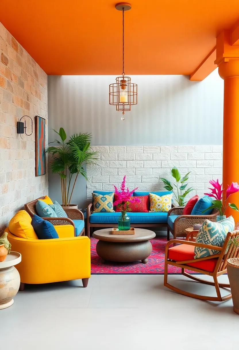 Outdoor⁤ Oasis: Extend the bold⁣ color‍ palette to your‍ outdoor furniture and decor, creating a lively,‍ inviting⁣ space