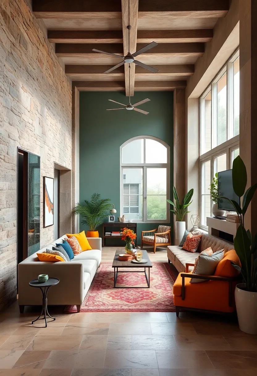 Layer Colorfulness: mix different shades of⁣ the same color in various ‌textures to create depth and cohesion throughout the space