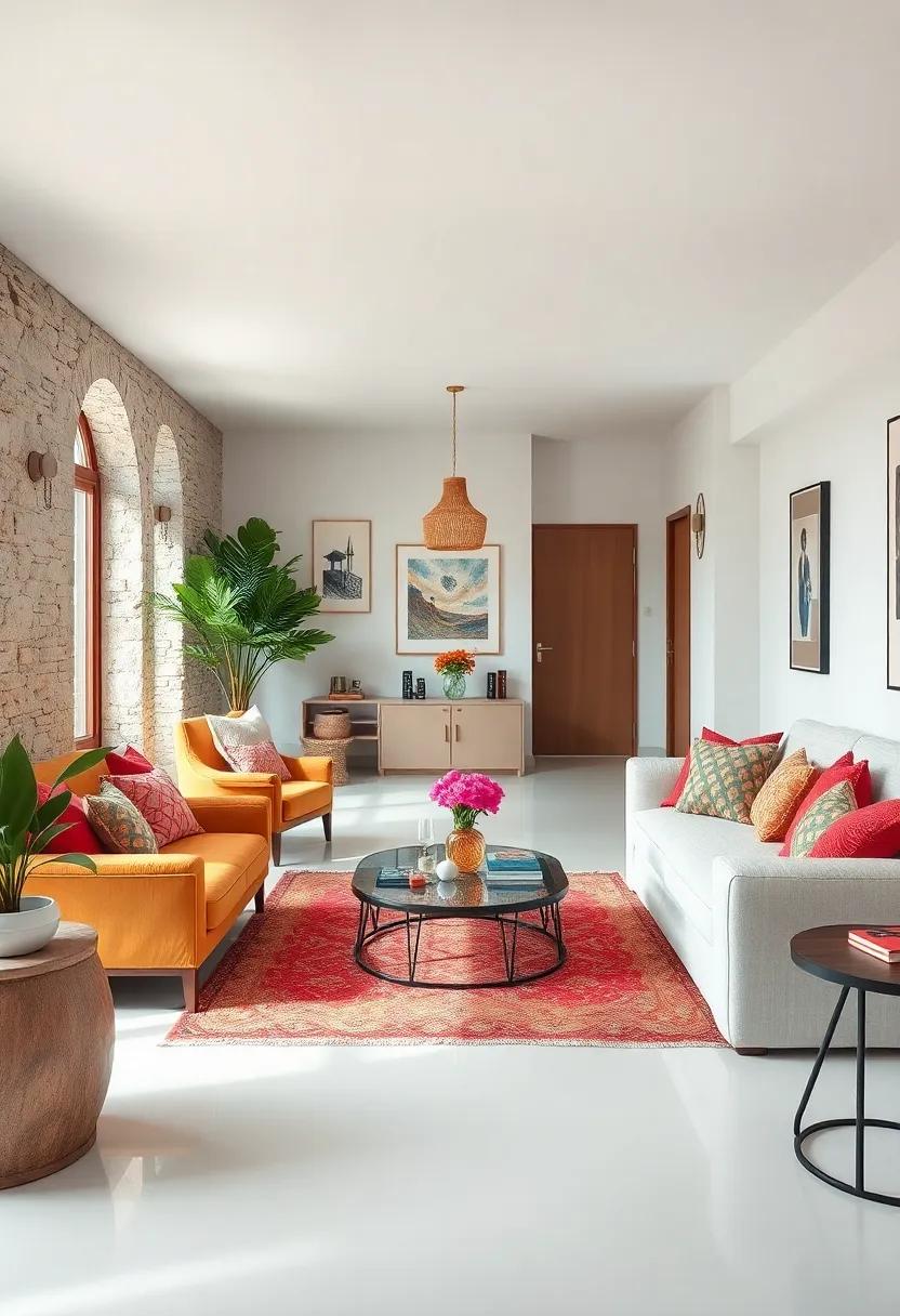 Crisp White⁣ Canvas:‌ Balance bold colors with crisp white⁤ walls ⁣or furniture,​ allowing⁤ brighter hues to stand ⁢out effortlessly