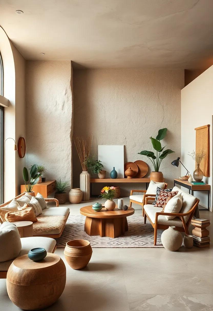 Earthy⁢ Ceramics: Use functional and decorative ceramics that ⁤marry form and function with​ earthy aesthetics
