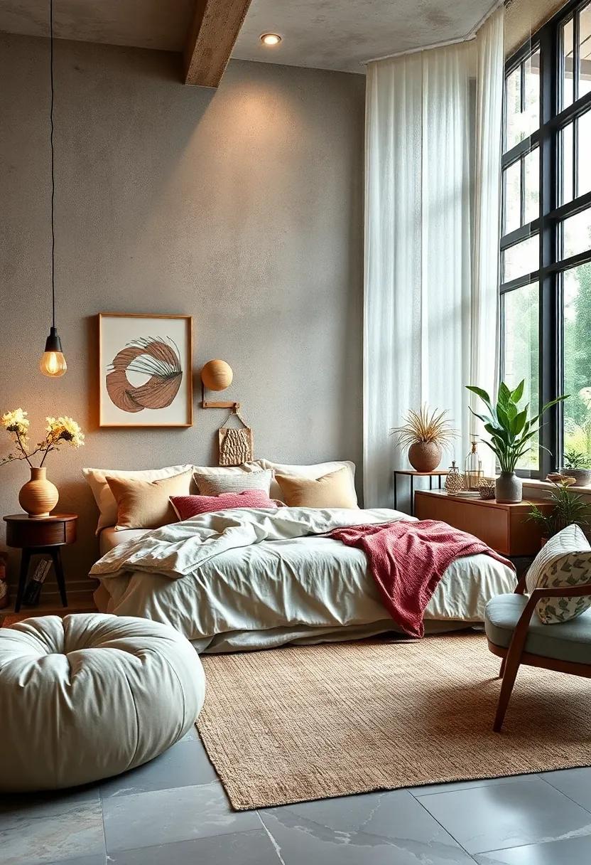 multilayered Bedding: Create an inviting sanctuary with layers of textured bedding that invite rest and ‌relaxation