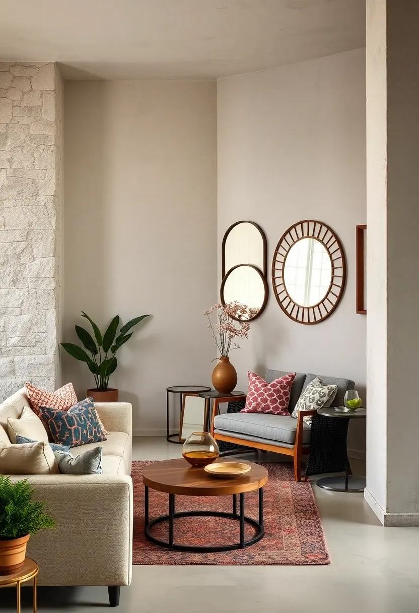 Vintage Mirrors: Cast light​ and texture ⁤using⁣ unique vintage mirrors that reflect your eclectic taste