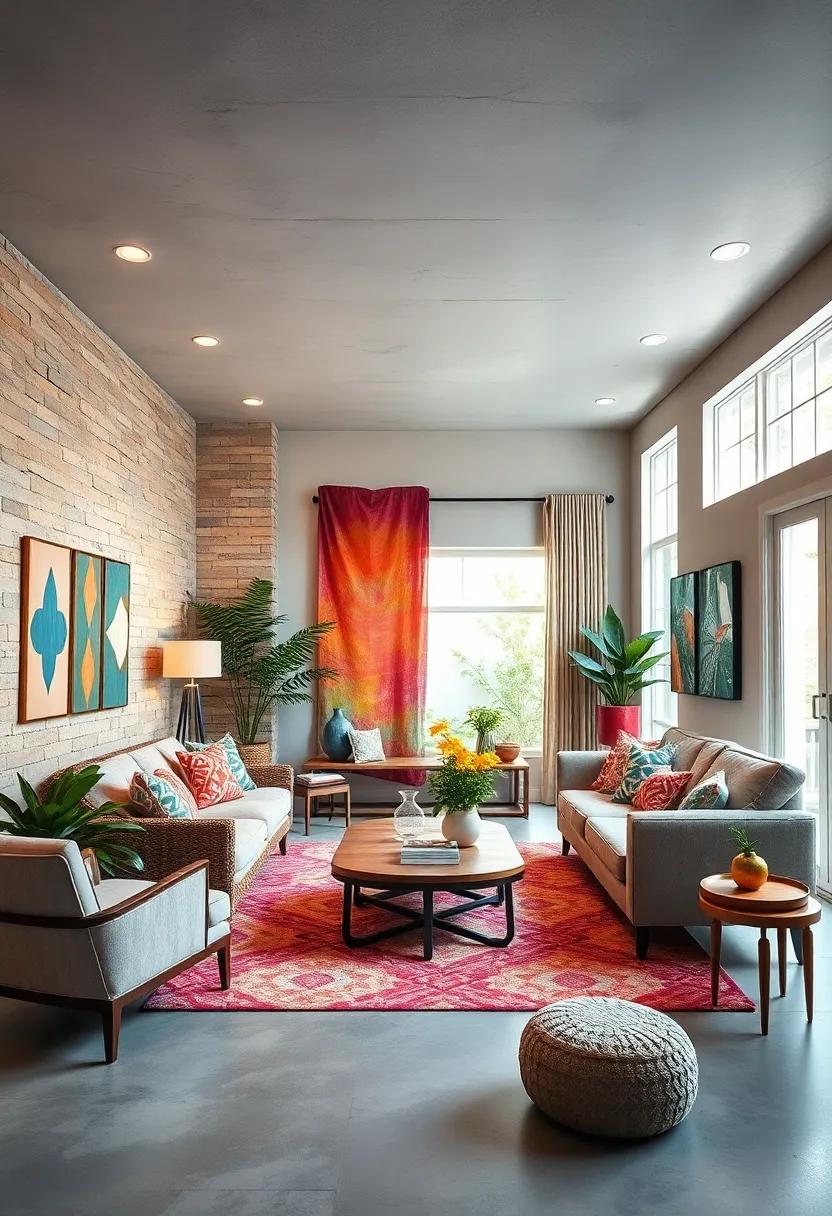 Farmhouse Flair: Blend ⁤classic⁣ farmhouse elegance with vibrant ⁤pops of color, showcasing a modern twist on traditional design elements for a fresh yet ‌familiar feel