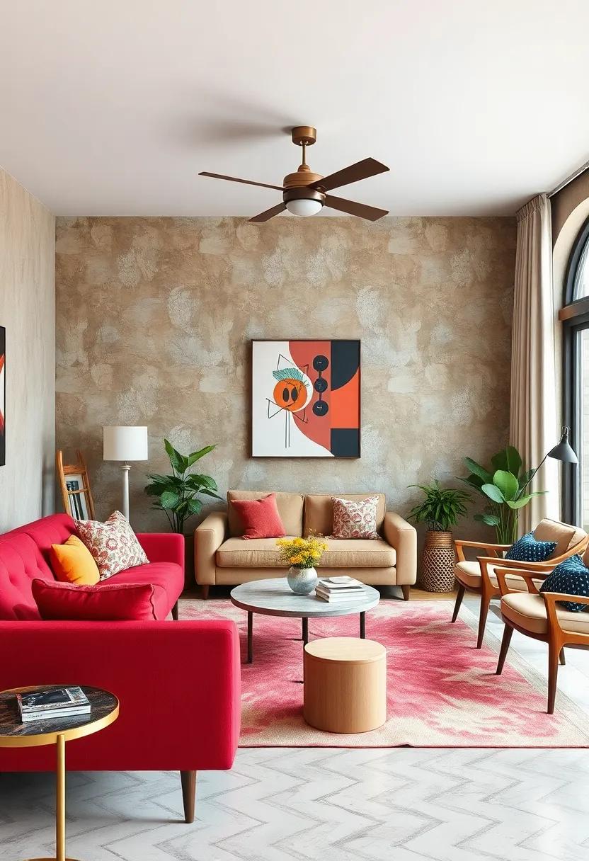 Retro Revival: Dive into the charm ⁢of‍ mid-century-inspired ‍decor where playful patterns and retro hues⁣ blend seamlessly ​to ‌transport ⁣you back in time
