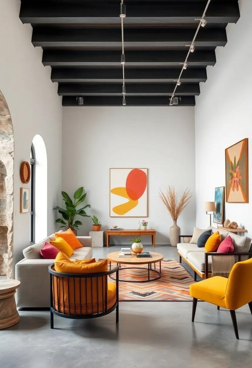 Artistic Gallery: Create a space that feels like an art gallery with neutral walls playing host to⁢ colorful statement pieces, encouraging creativity and self-expression