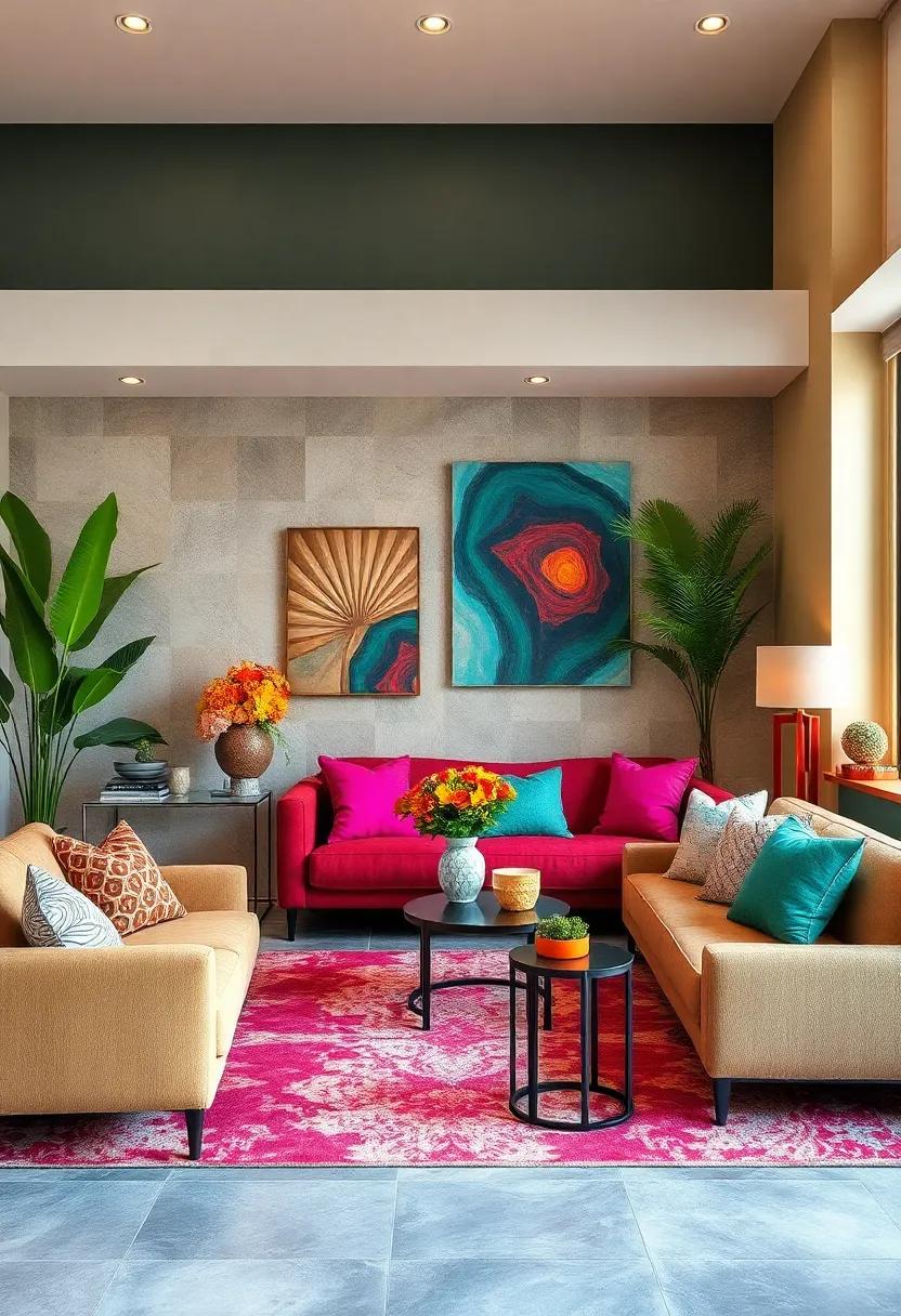 Luxe Glamour: Indulge in a luxurious escape featuring rich jewel tones, metallic accents, and dramatic textures ‍that transform your room into a statement of ⁤wealth and style