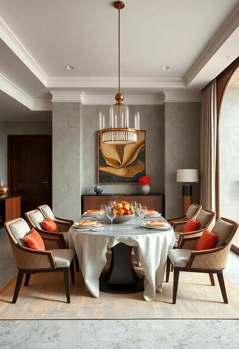 Layered textiles: Incorporate luxurious fabrics such as silk, velvet, or linen⁢ in ⁢your⁢ table linens ⁤and‌ upholstery for added richness and texture
