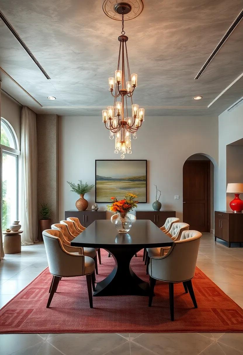 Statement⁣ Lighting: Install​ a captivating chandelier or‌ a ‌series of pendant lights to ​serve ‌as a focal point‍ and enhance the overall ‍elegance of the room