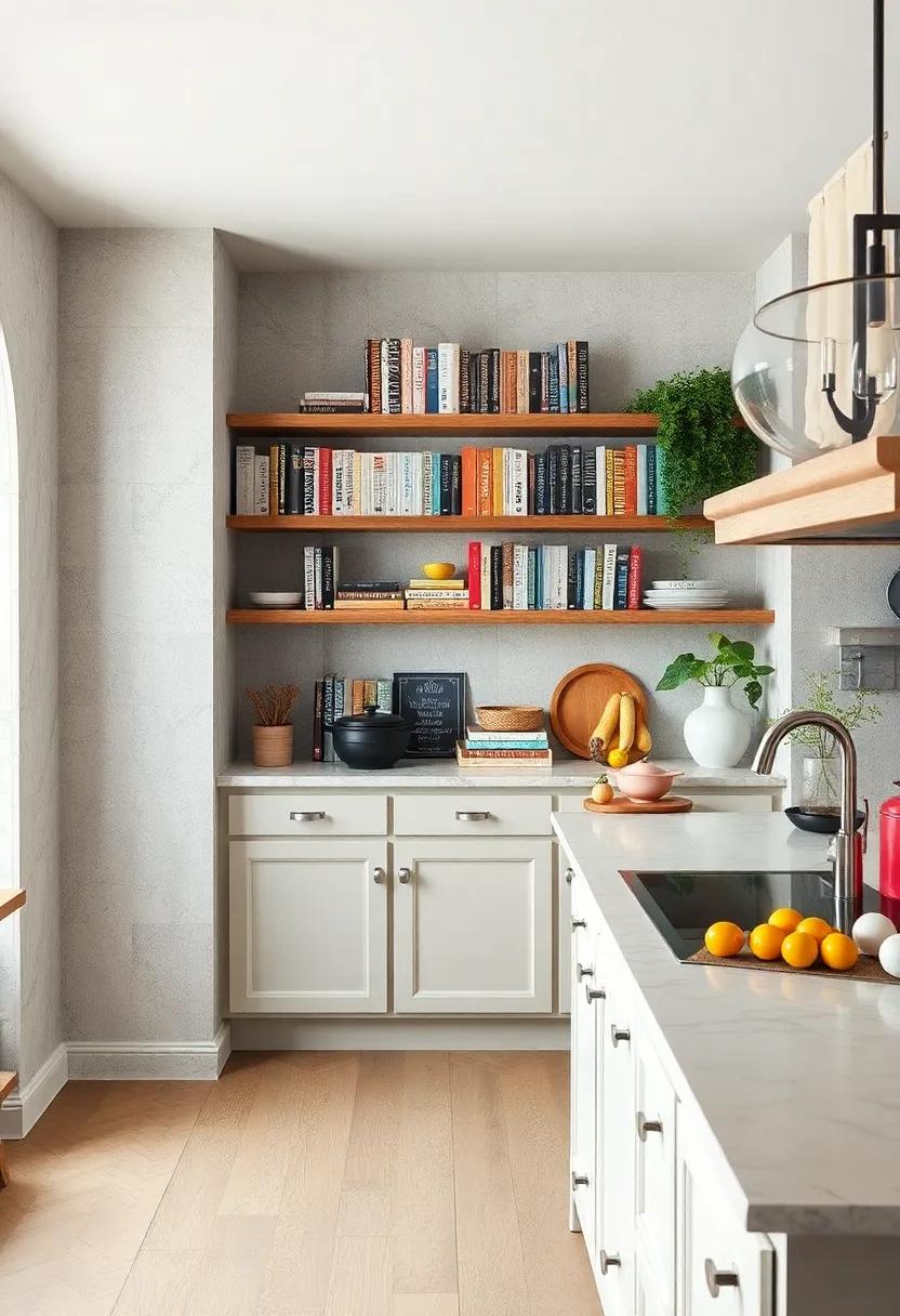Cookbooks Display: ​Create a dedicated space for your favorite cookbooks, inspiring culinary exploration⁤ and a love for ⁢cooking