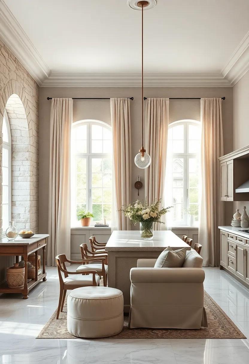 Elegant Drapery: Use soft ​drapes ​or ‍window​ treatments to‍ soften the space, allowing natural ⁣light to⁤ filter through without sacrificing‌ elegance