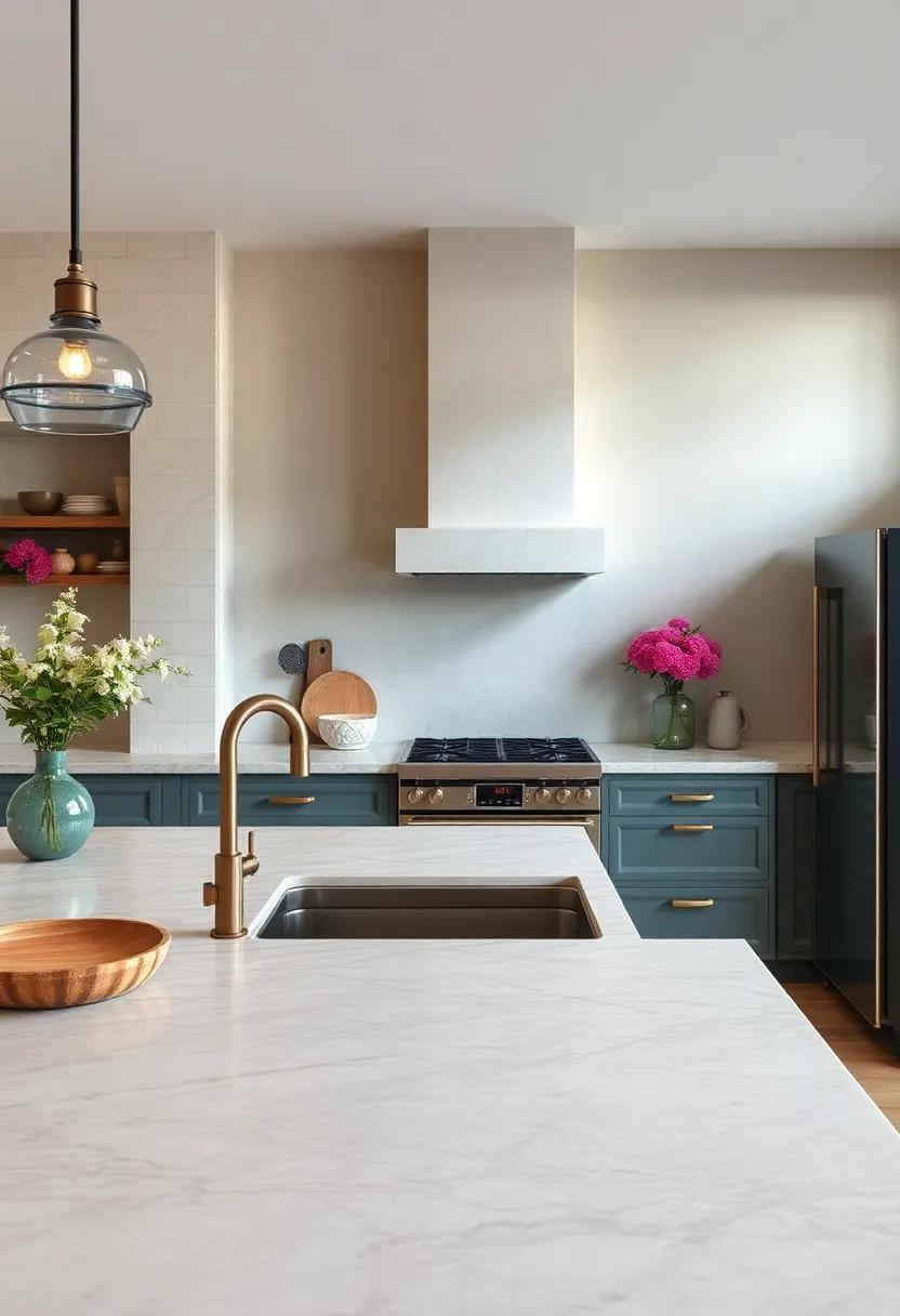 Stone Countertops: Elevate your kitchen with natural stone countertops, ⁤combining durability with luxury⁢ for a truly high-end feel
