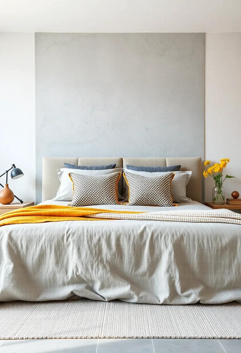 Use golden ochre to‍ paint ⁤a bedside table, paired with light gray walls and bedding, ensuring a stylish and ⁤calming sanctuary for restful nights