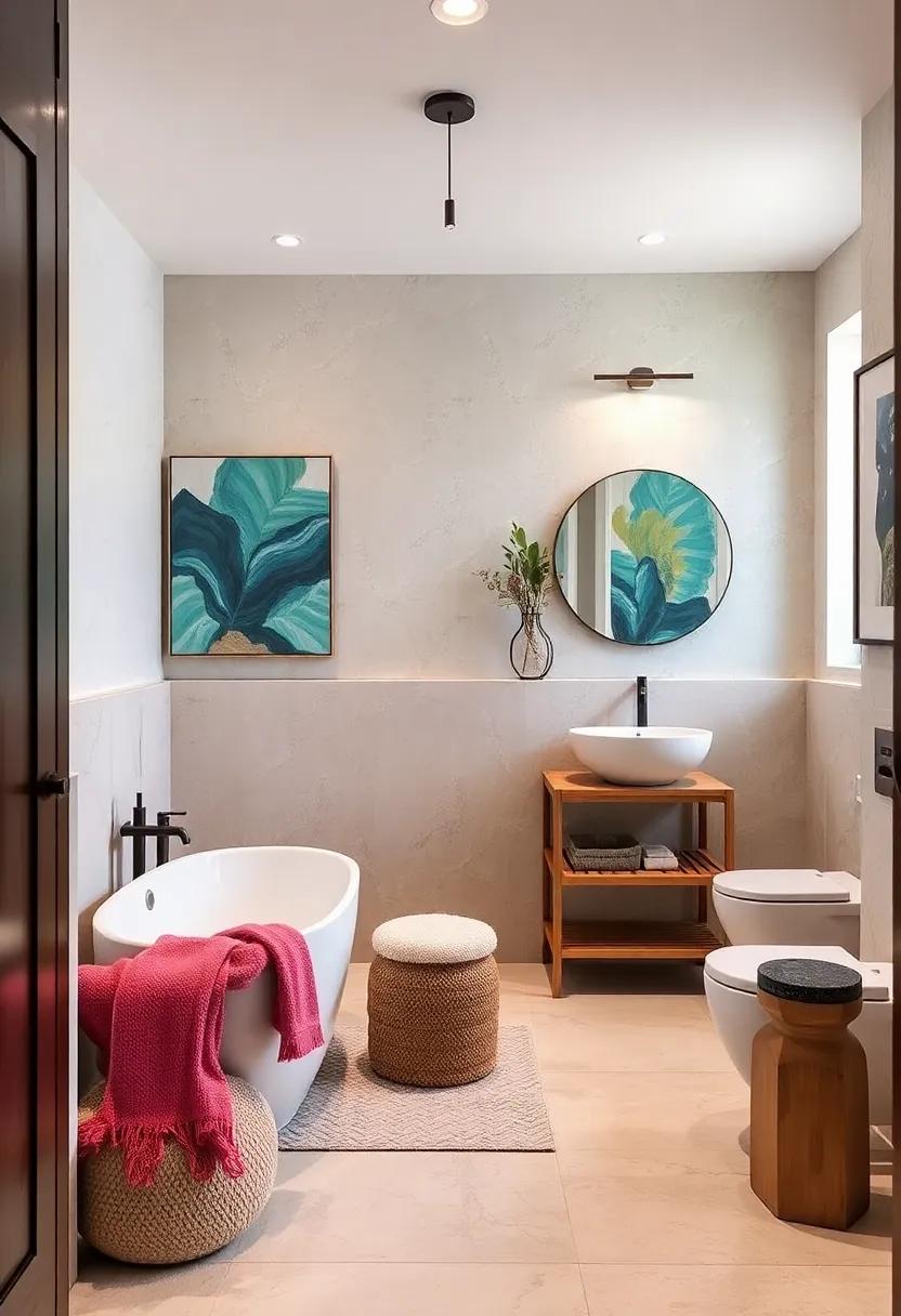DIY Art Projects: Showcase‌ your‍ creativity with⁢ handmade art pieces or crafts that give your bathroom a personal touch while⁢ supporting local artisans