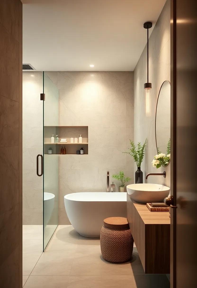 Built-In Niches: Create built-in wall niches for​ shampoo and soap to keep ‍surfaces‍ clear and streamline the ‌shower experience