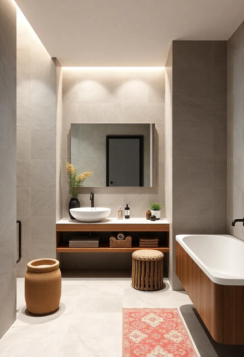 Minimalist Designs:⁣ Emphasize ⁤a minimalist aesthetic to keep the bathroom feeling open and uncluttered, focusing on essential items only