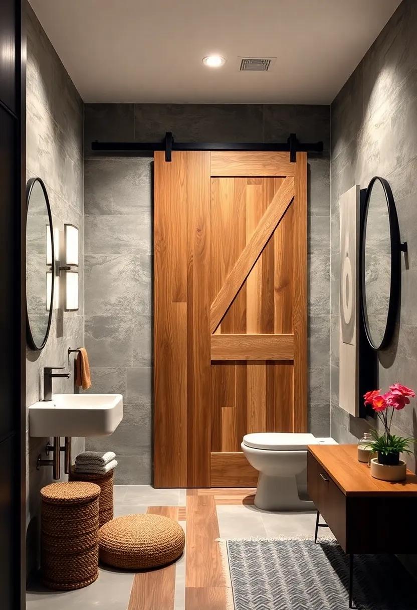 Sliding Barn door: Replace traditional swinging⁢ doors⁢ with a sliding barn door for ⁣added ⁣character while saving precious square footage
