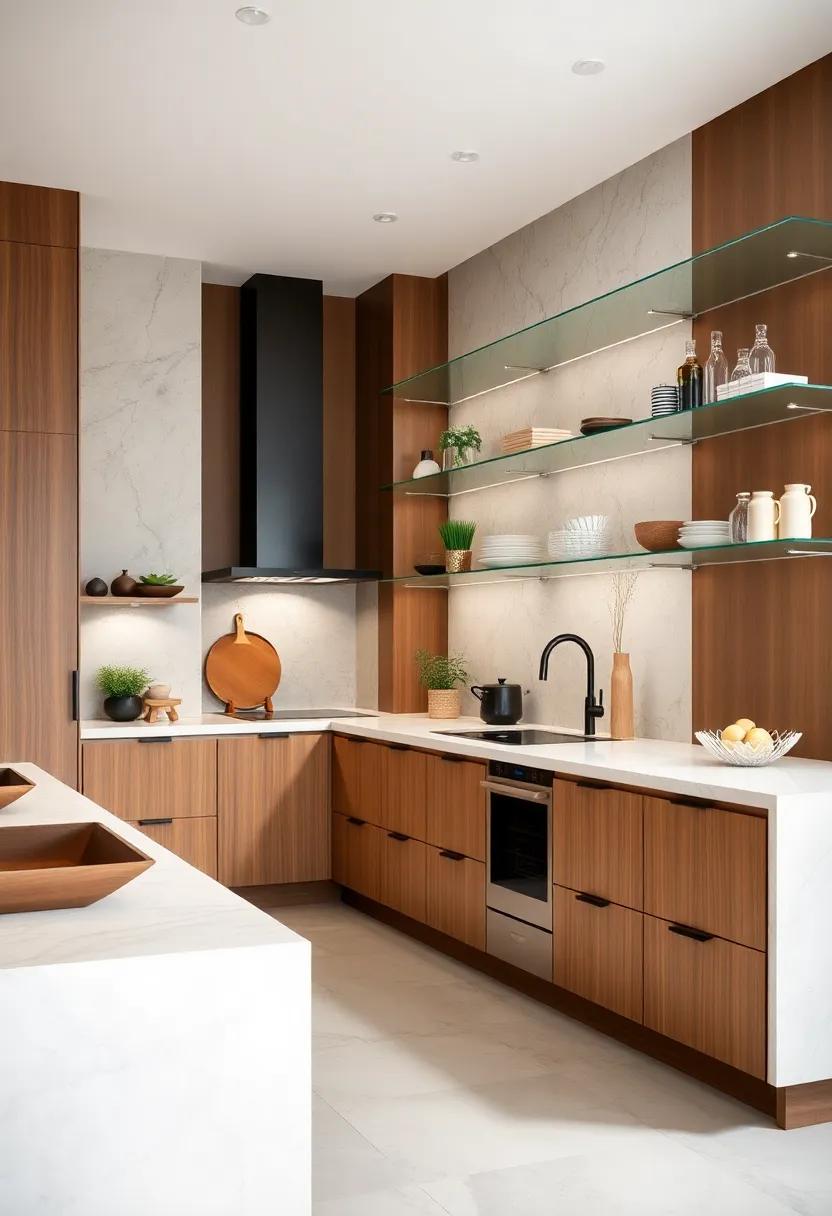 Clear Glass Shelves: Use glass ⁣for shelving to ​maintain ‌an open and unencumbered space, perfect for showcasing your collection