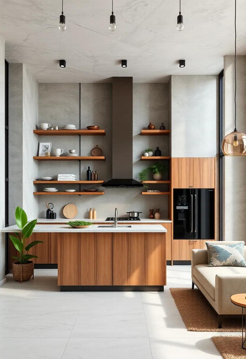 Mix Materials: Combine wood⁣ and⁤ metal‍ for shelves that add texture‌ and a ⁢modern⁣ twist, enhancing both sturdiness and aesthetic appeal