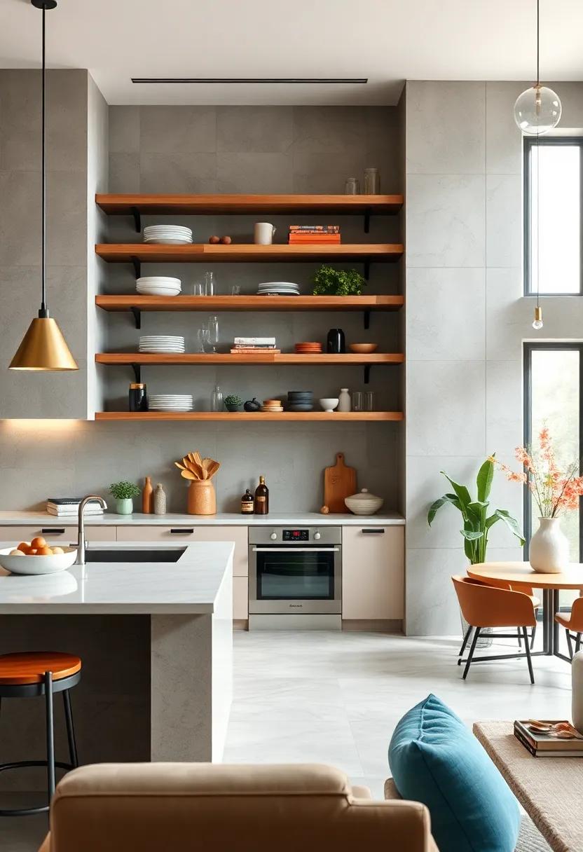 Open Airy Space: Place​ shelves above windows or high cabinets to create depth ⁢and‍ utilize vertical space without feeling ​crowded