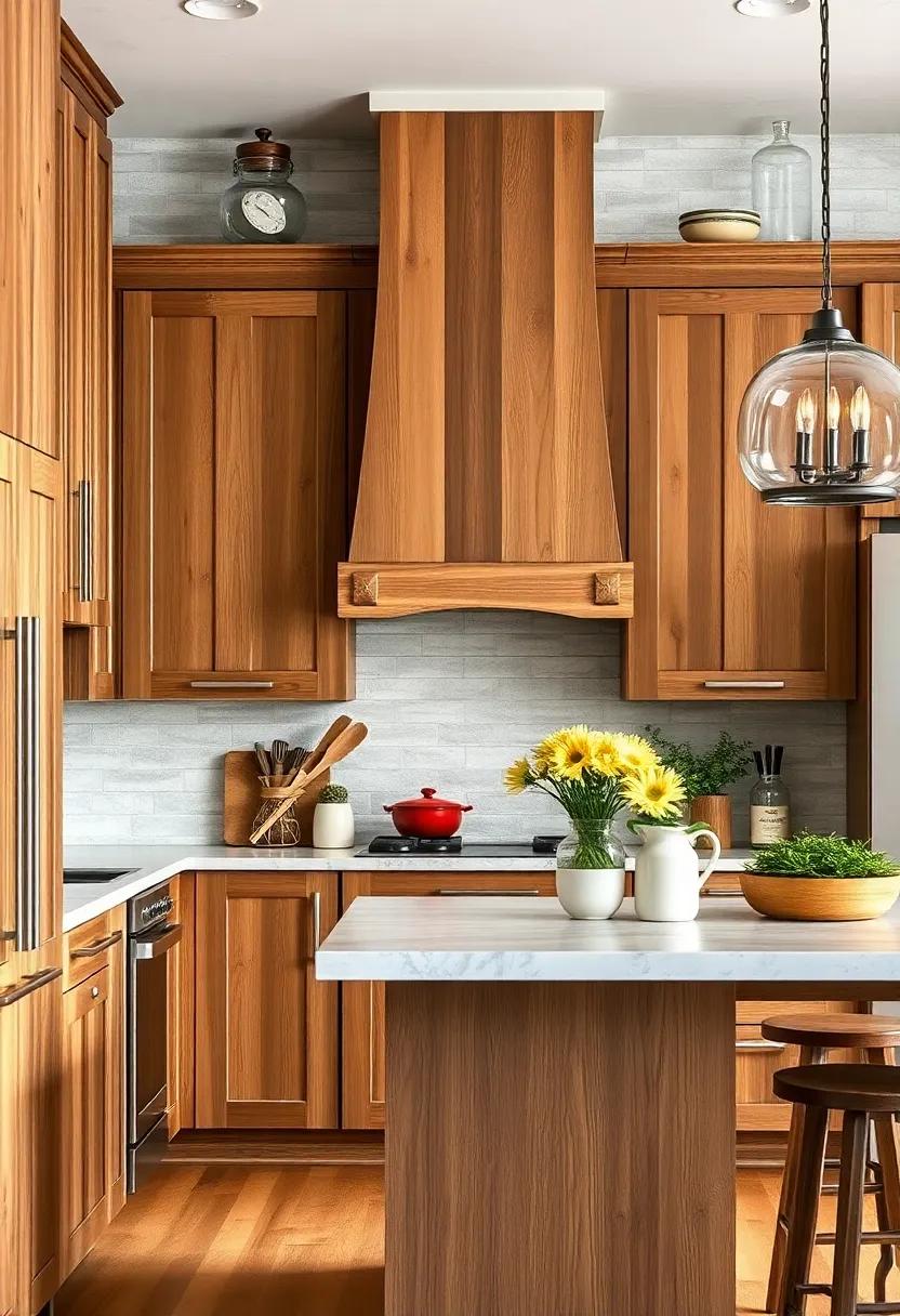 Rustic Barnwood⁣ Cabinets: Embrace the charm of farmhouse⁢ style‌ with rustic ‍barnwood cabinets that ⁣add warmth and character to your culinary haven