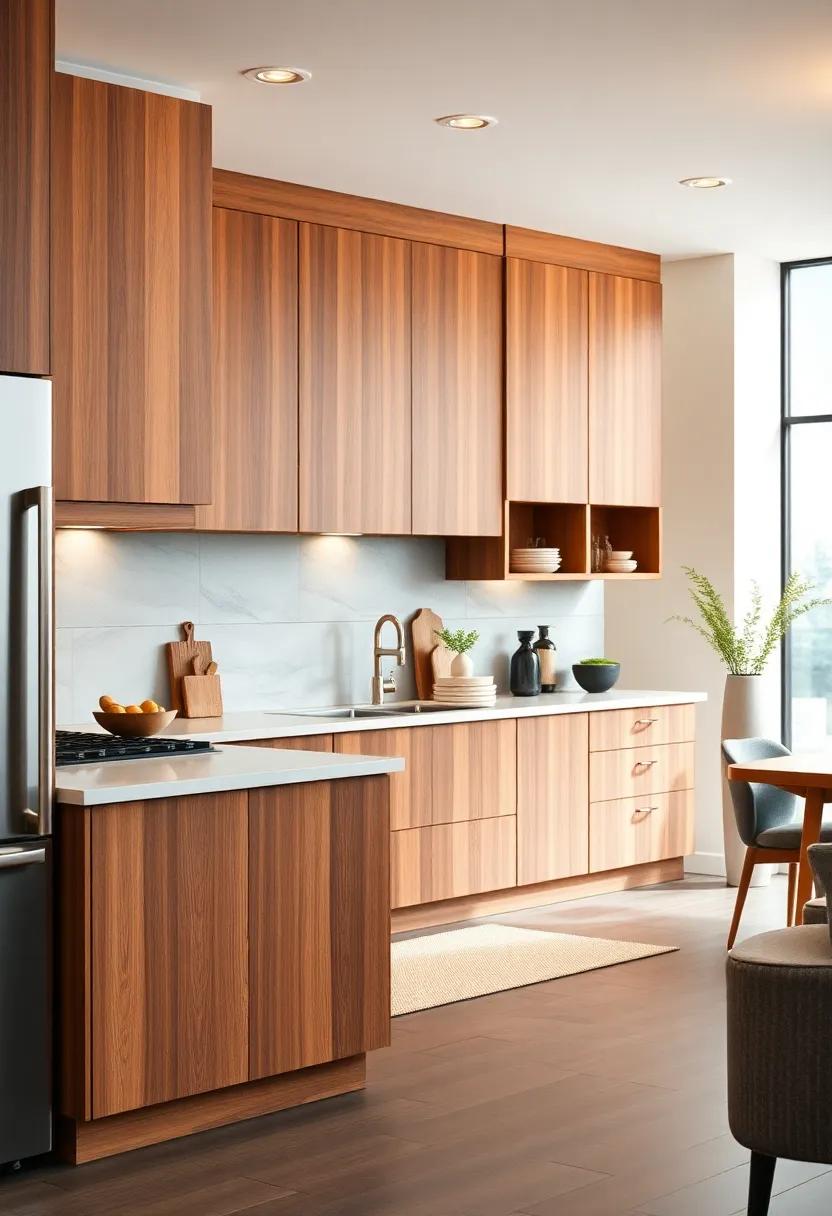 Two-Tone Cabinetry: Create visual intrigue⁣ by⁢ mixing⁢ two shades of wood ​for a​ stunning‍ two-tone cabinetry effect that enhances⁢ depth and personality