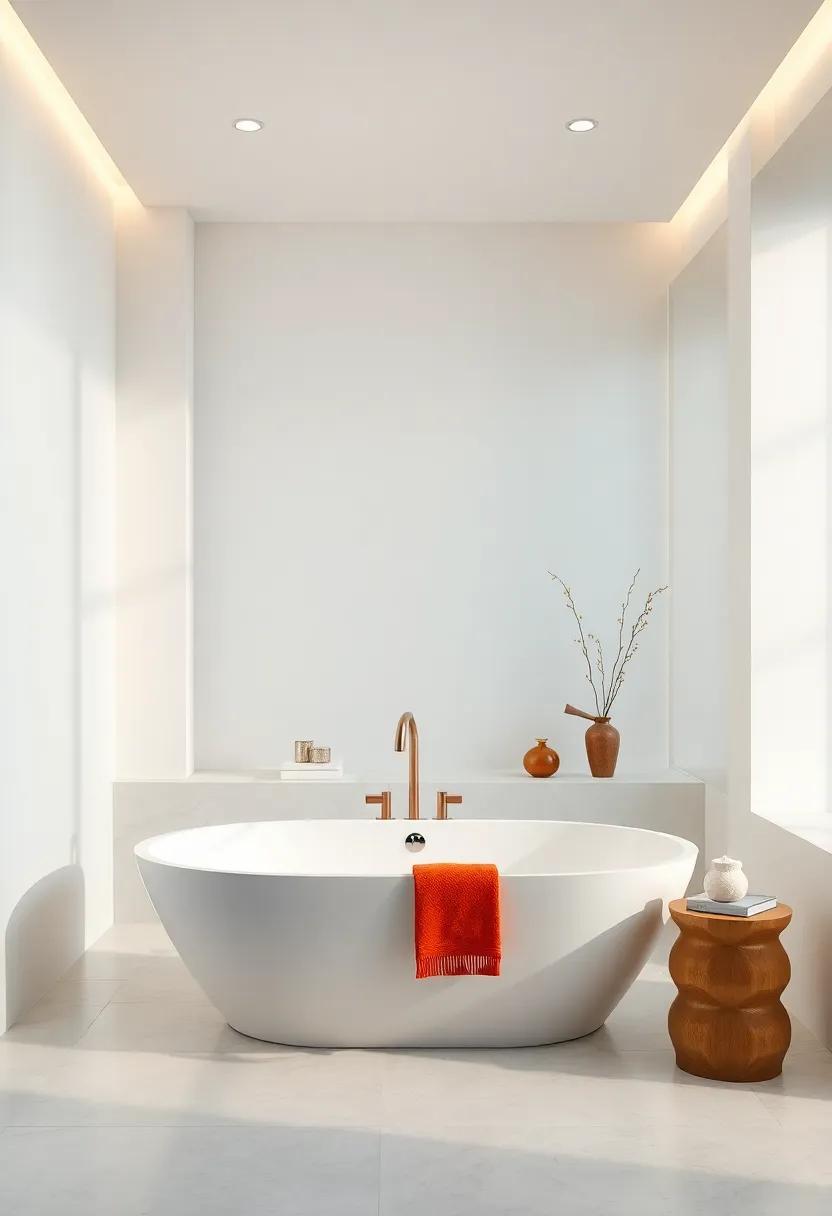 Elegant Freestanding ⁣Bathtub: An eye-catching centerpiece that creates a spa-like atmosphere while offering a ⁤retreat ⁢for⁣ relaxation