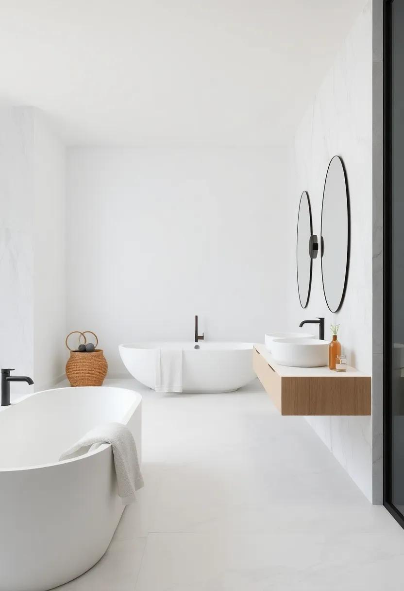 Minimalist White Towels: Plush,high-quality ⁤towels in crisp white ​elevate⁤ both ⁢comfort and sophistication
