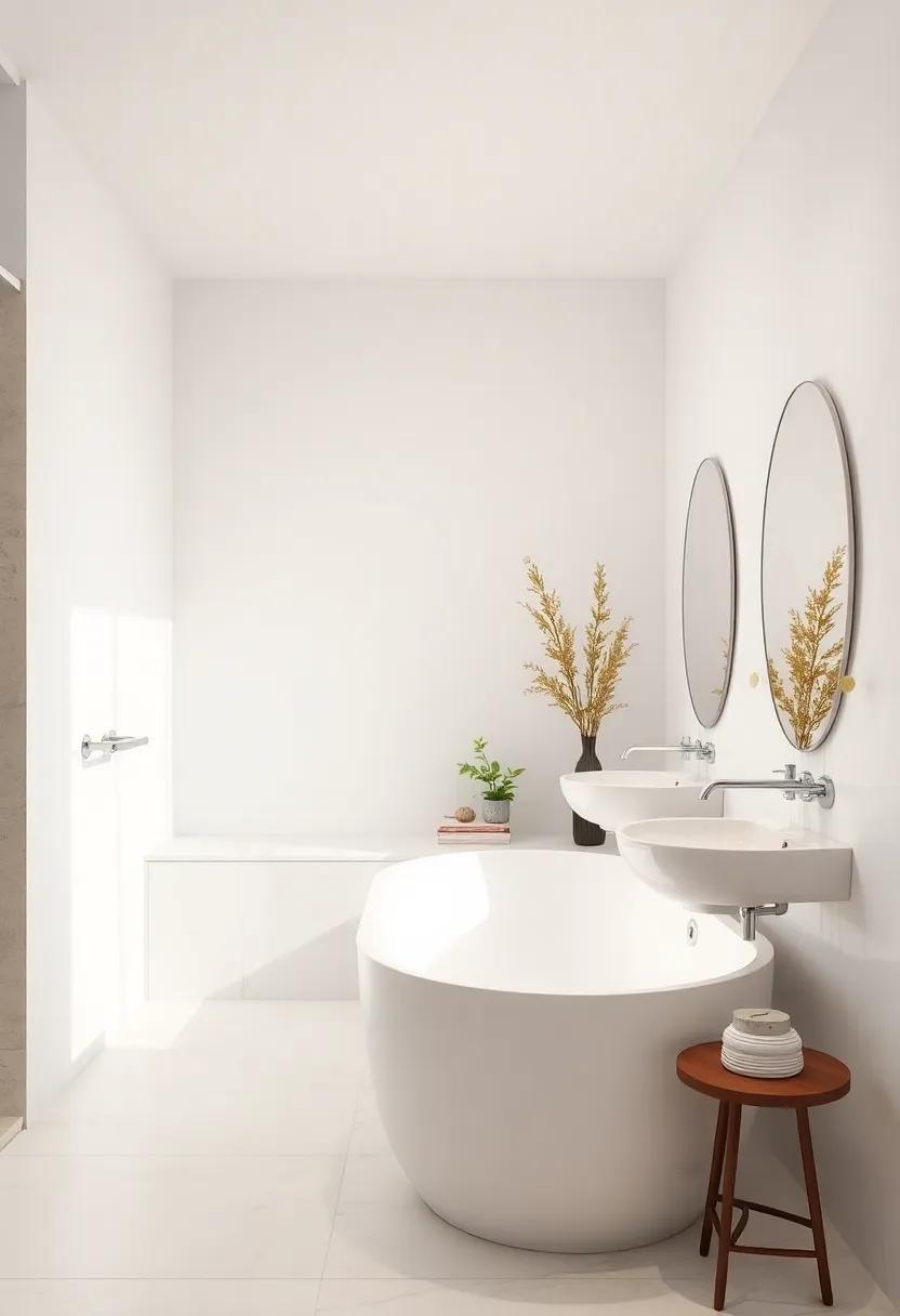 Polished Chrome Fixtures: Sleek⁤ faucets and showerheads ‌in polished⁣ chrome​ provide a touch of modernity amidst the classic white ‍backdrop
