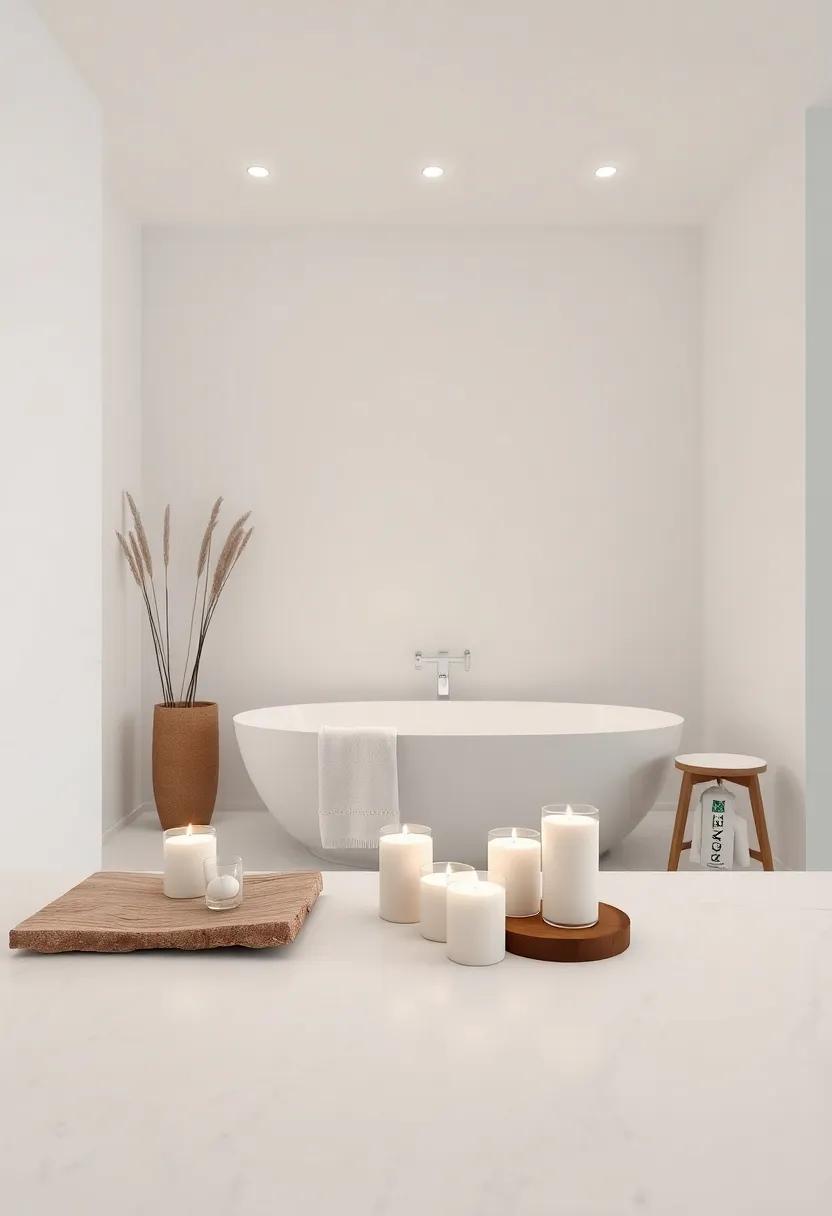 Scented Candles: Filling ⁢the⁢ air with a gentle fragrance, candles in white containers contribute both ‌ambiance and relaxation to your ‌retreat