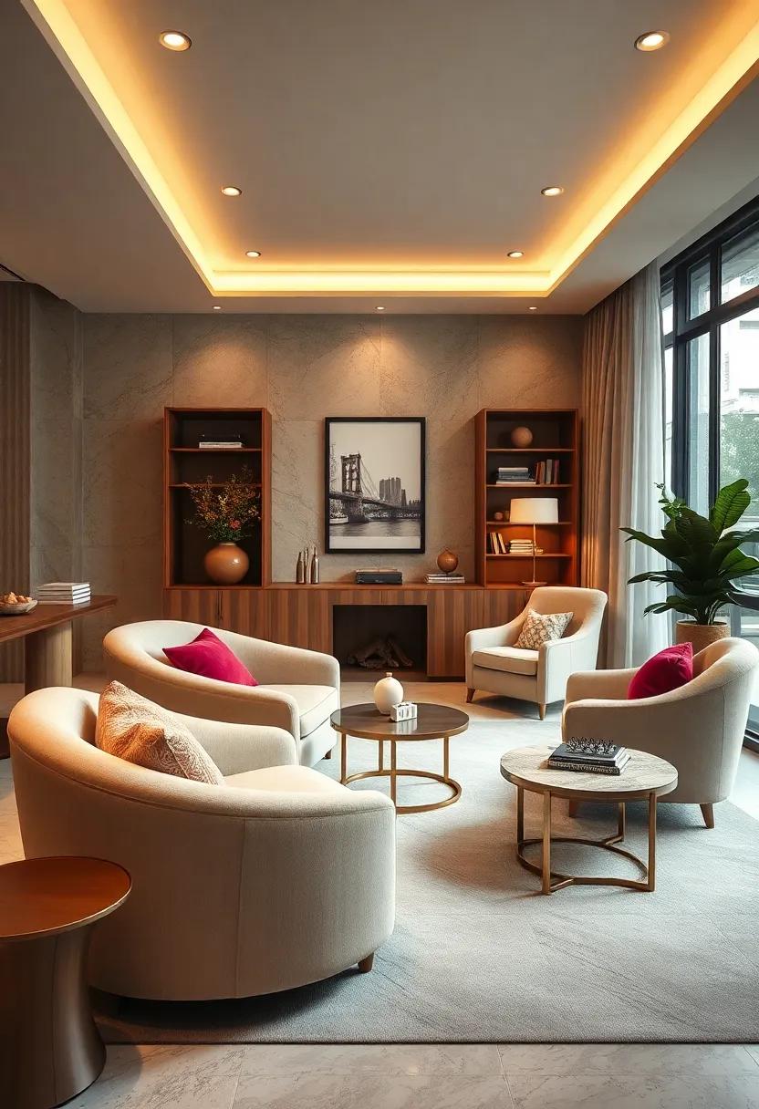 Timeless Appeal:⁤ Invest in classic, curved armchairs‌ that exude sophistication, providing a ⁢stylish spot for reading or reflection