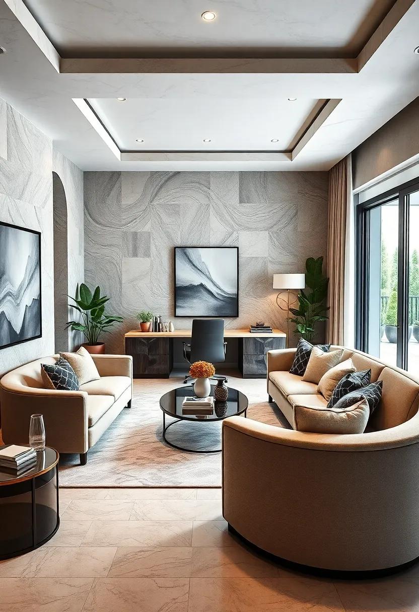 Harmonious ​Balance: Combine curved furniture with straight lines to ‌create a visually ‍pleasing contrast,‌ striking the⁤ perfect balance in your design