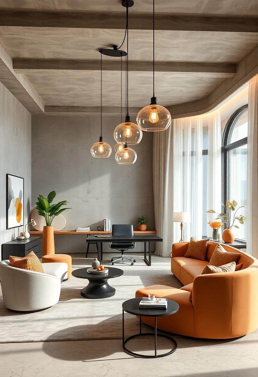 Rich Textures: ⁣Infuse your office‍ with plush, upholstered curved ⁣benches that provide additional seating‍ while enhancing comfort