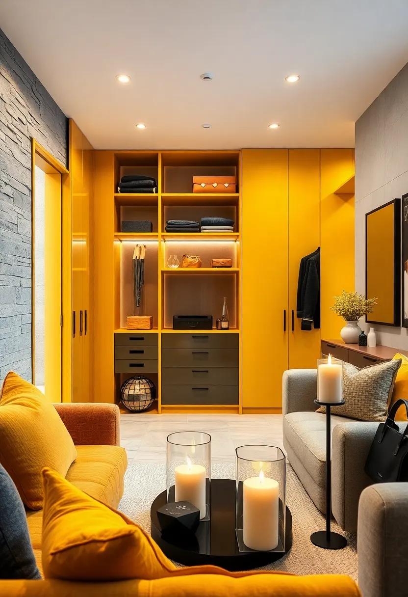 Scented Candles – Incorporate scented candles in black and gold holders to introduce fragrance while amplifying elegance