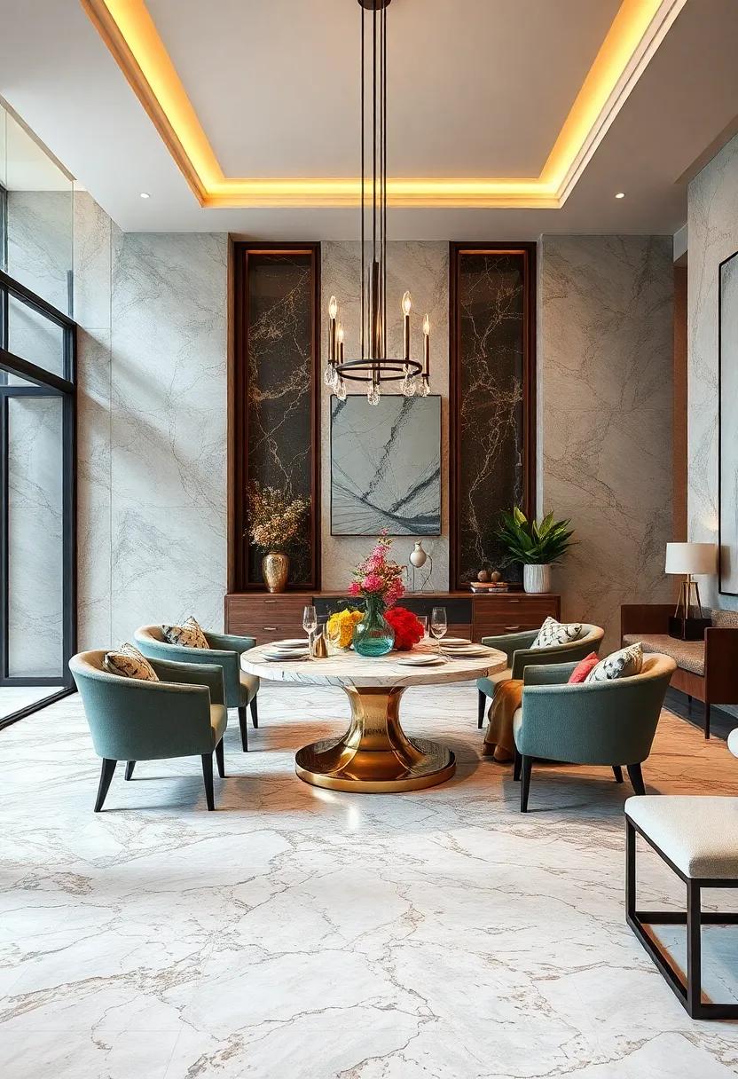 Mosaic Masterpiece: Create ⁣a stunning mosaic pattern ⁢with​ small marble tiles for a vibrant, artistic look that‍ captures ⁢the ⁤eye and elevates​ the ⁣dining experience