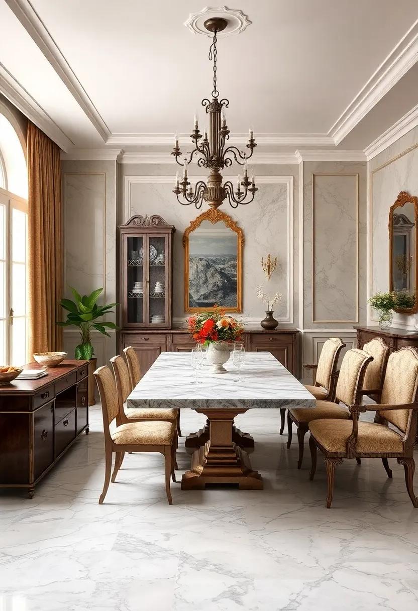 Vintage Revival: Incorporate‌ antique furniture with a marble floor​ to create a charming,vintage vibe,celebrating the beauty of classic ⁤design