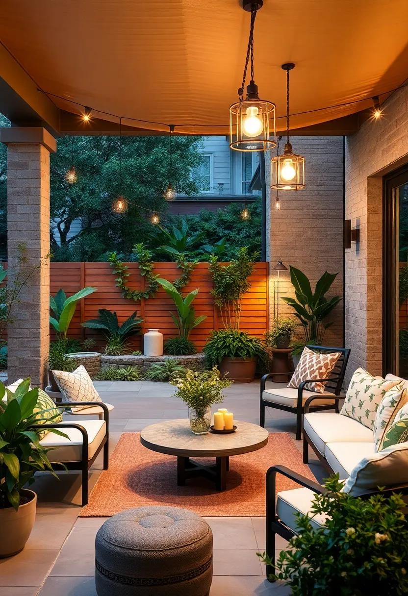 Accent Garden ⁣features: ⁣Use‌ pendant lights to highlight beautiful⁤ plants or⁣ garden⁢ sculptures,⁢ creating an enchanted space