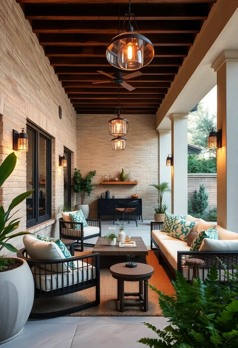 Bring indoors Outside: Choose pendants with ⁢indoor⁤ styles for a sophisticated⁣ look ‌that blurs the lines between your indoor ​and outdoor spaces