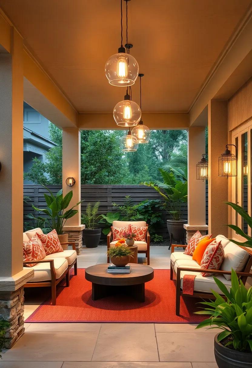 Choose the ​Right scale: Opt⁤ for pendant lights that complement the size of your patio‌ to achieve ‌a‍ balanced aesthetic