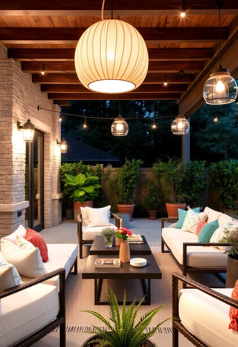 Create‍ a Drape Effect: Hang pendant lights with a soft connection to a ​nearby structure, mimicking a⁤ draped ⁢fabric for a whimsical touch