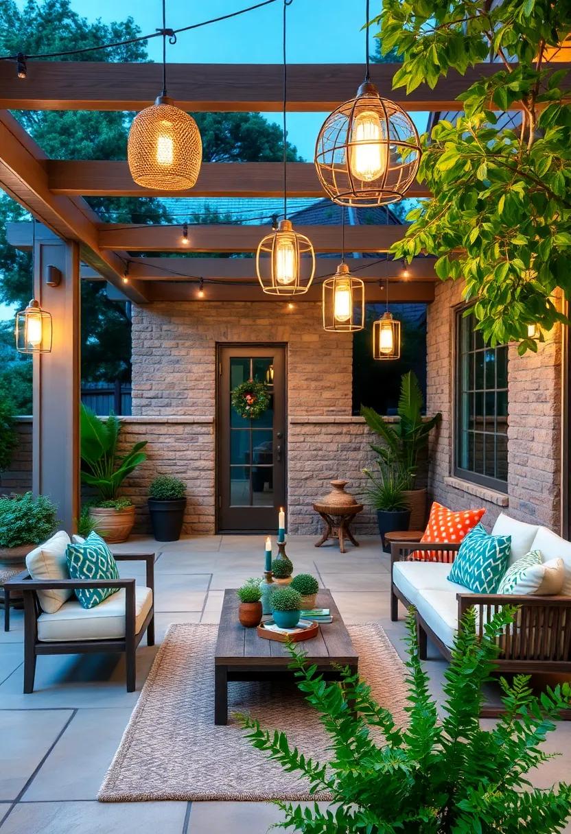 Mix and⁢ Match materials: Combine metal, glass, or natural fibers in your ‌pendant‌ lighting​ to create an inviting and textured‌ look