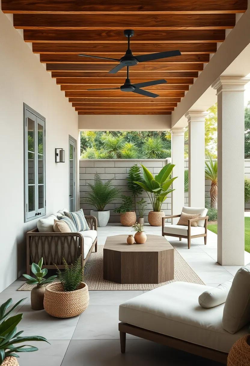 Sophisticated Minimalism: Opt for streamlined ⁤furniture pieces with clean lines and neutral tones, creating an understated but elegant ⁢outdoor environment