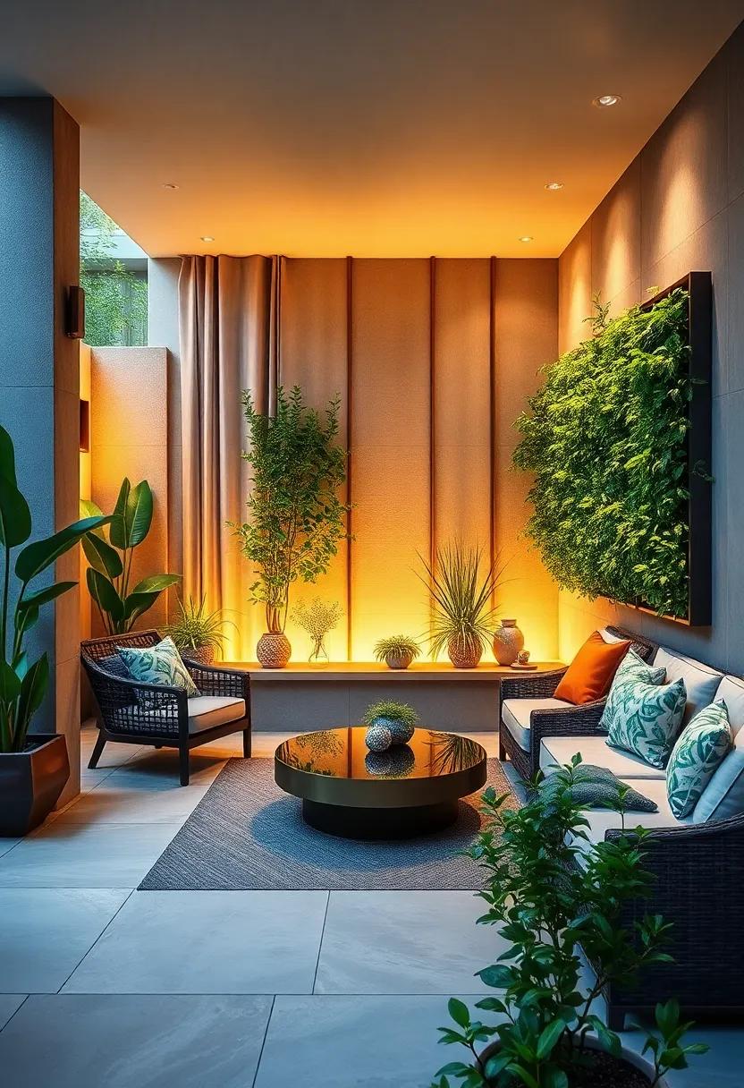 Interactive ⁢Hydroponic Divider: A living wall that grows herbs and plants using hydroponics ⁣while also incorporating​ a small ‍water feature to nurture growth