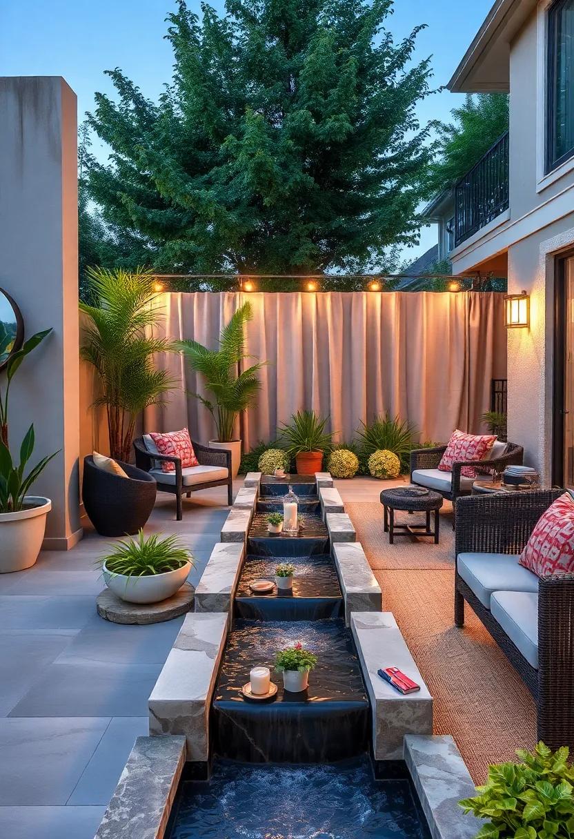 Soft-Flowing Stream​ Deck: A deck with a built-in soft-flow stream,‍ creating a nature-inspired⁣ divider that naturally integrates with landscaping
