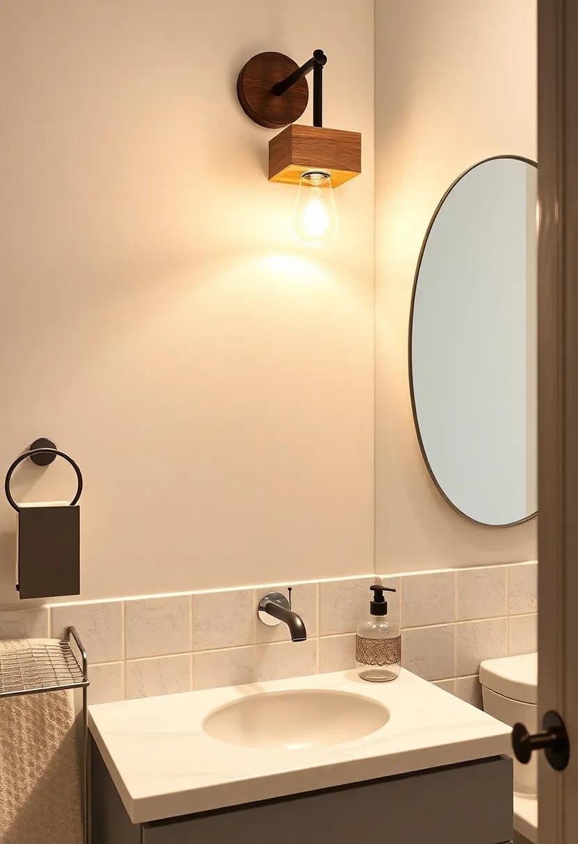 Modern Farmhouse Serenity: This sconce offers a perfect blend of contemporary and rustic styles,featuring wood and metal for an inviting farmhouse feel