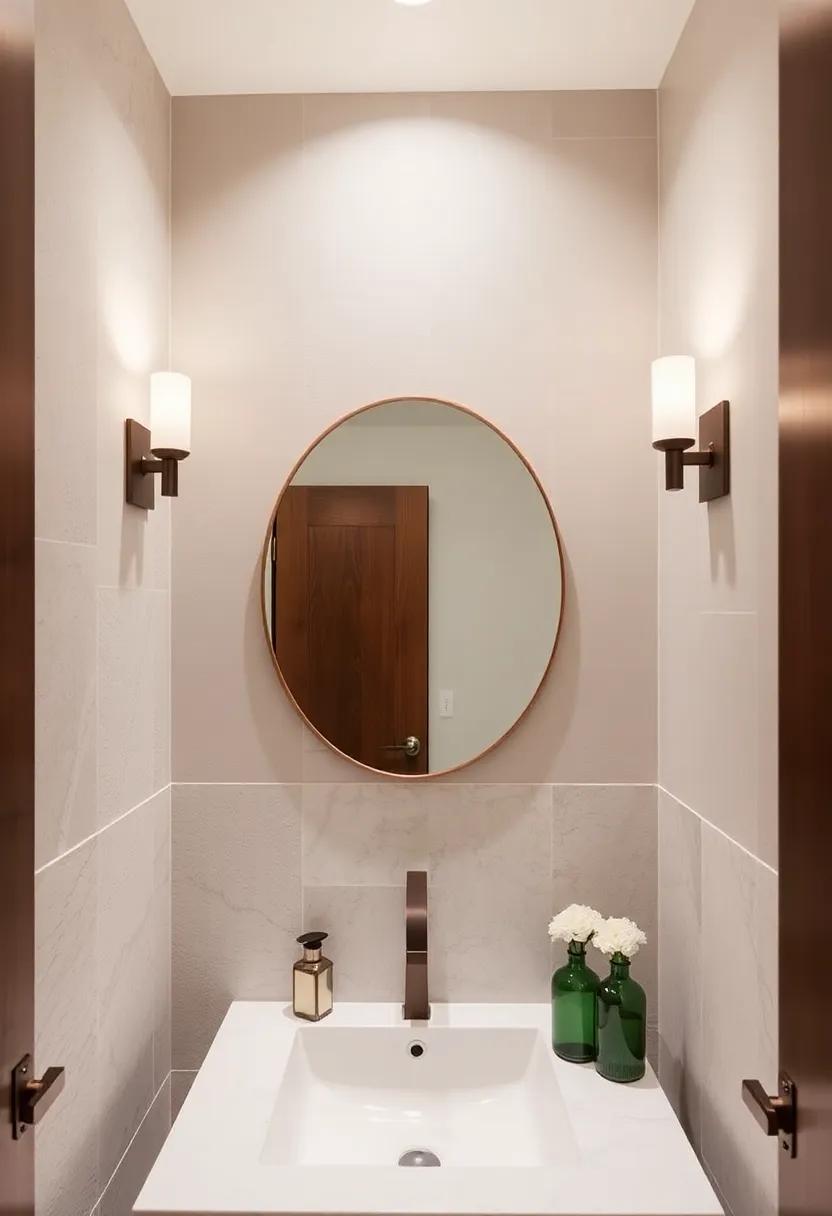 Timeless Bronze Charisma: The warm,bronze finish of this classic sconce brings a timeless appeal to any powder room,ensuring that it complements both modern and traditional styles