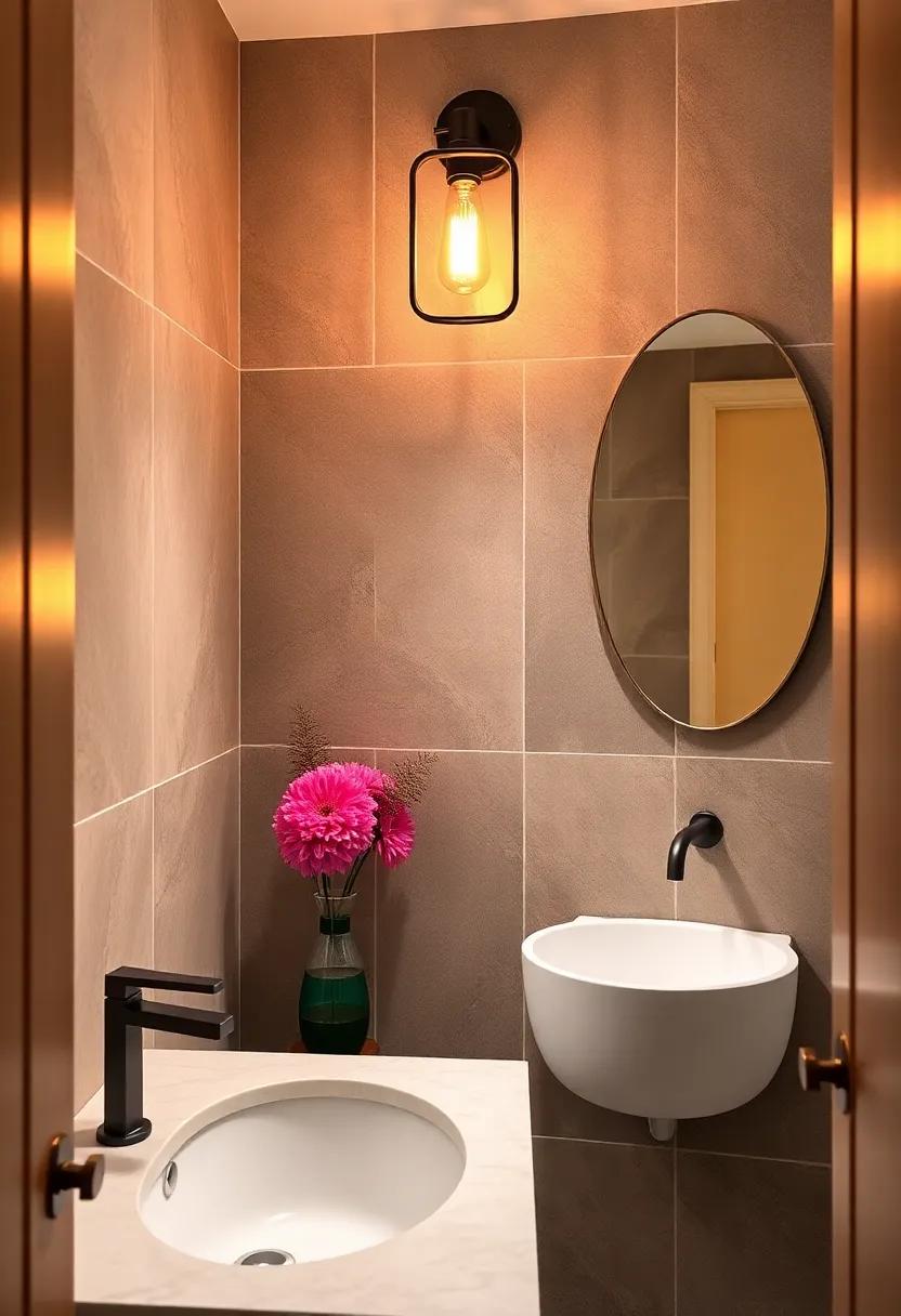 Vintage Edison: Bringing a classic touch ⁢to your powder room, this sconce ⁣showcases a vintage Edison bulb ⁤encased in a sleek ‌metal frame, offering warmth and character