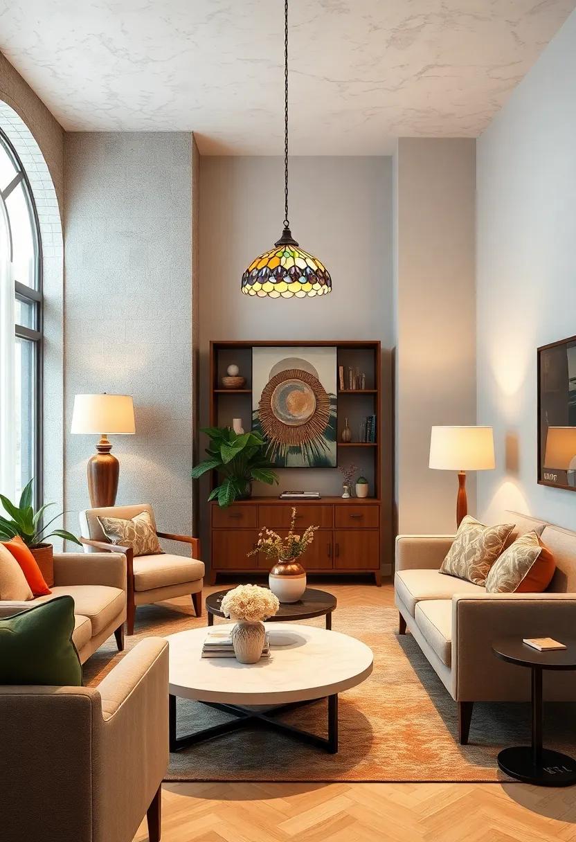 Mix and match a classic Tiffany-style lamp with contemporary furnishings for a chic contrast that celebrates the ⁤beauty of vintage ‌craftsmanship